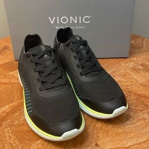 NIB Vionic | Black Embolden Knit Sneaker  ZL729